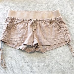 REWIND | natural linen cinch short